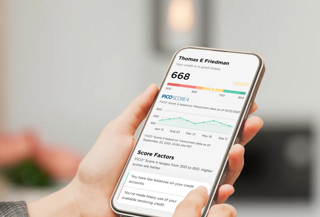 A sales engineer showing a client demo on their mobile phone.